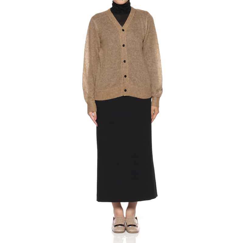 HYKE HYKE＜ハイク＞ ニットカーディガン CAMEL