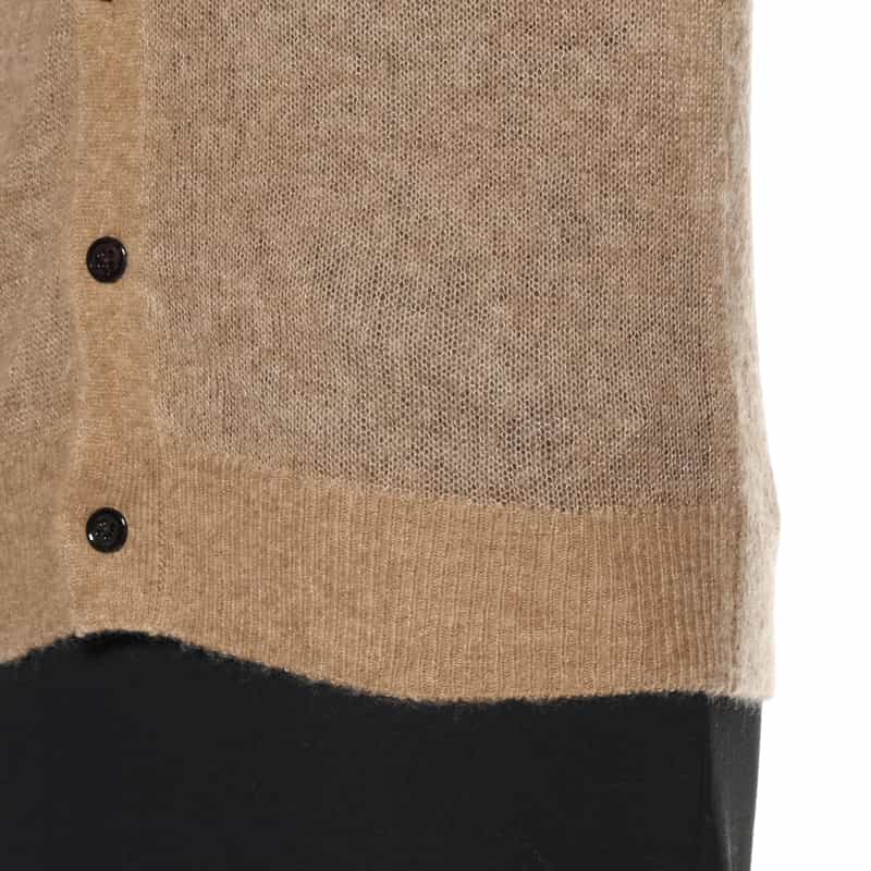 HYKE HYKE＜ハイク＞ ニットカーディガン CAMEL