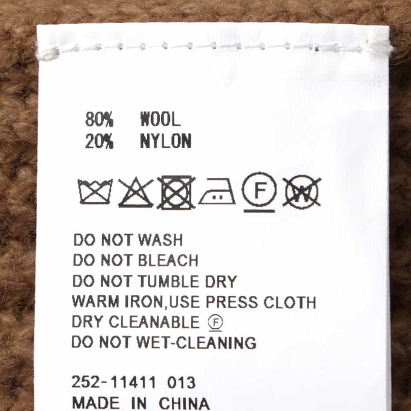 HYKE HYKE＜ハイク＞ リブニットシュラッグ CAMEL