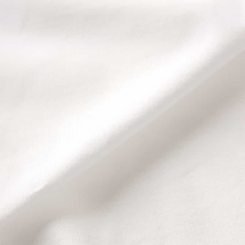 HYKE HYKE＜ハイク＞ クロップド丈クルーネックTシャツ WHITE