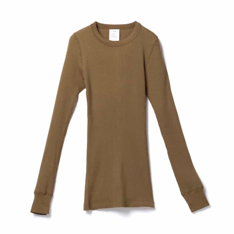 HYKE HYKE＜ハイク＞ ロングスリーブカットソー BROWN