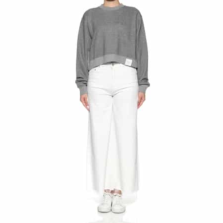 HYKE＜ハイク＞ クロップド丈スウェットプルオーバー（2245740