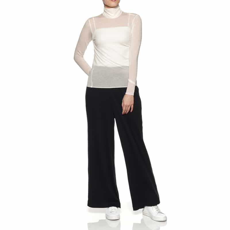 HYKE HYKE＜ハイク＞ タートルネックカットソー WHITE