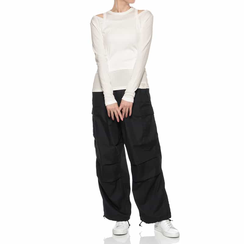 HYKE HYKE＜ハイク＞ レイヤードロングスリーブカットソー WHITE