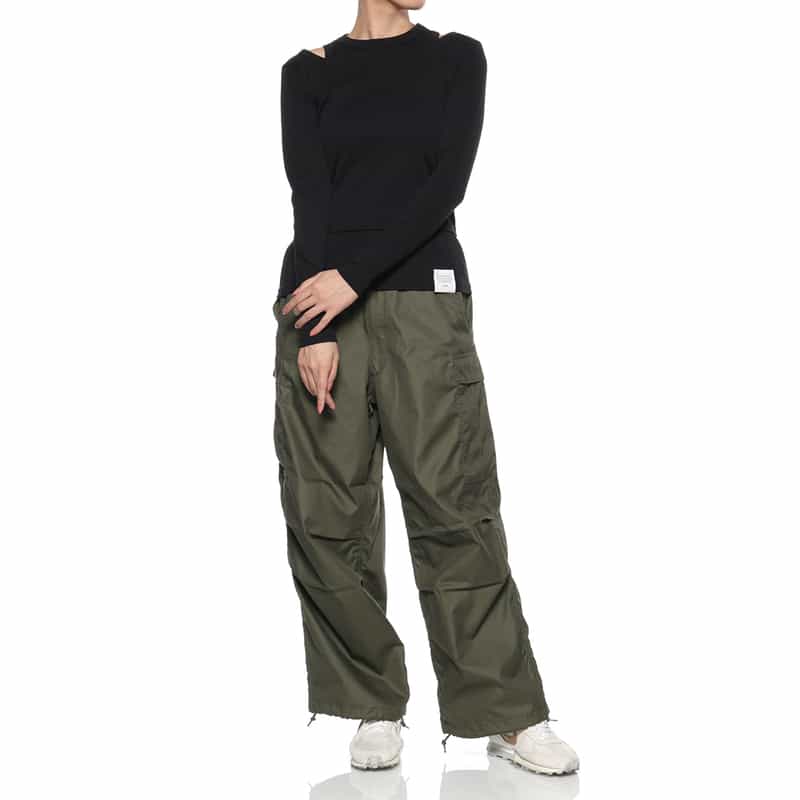 HYKE HYKE＜ハイク＞ カーゴパンツ KHAKI