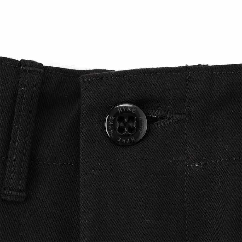 HYKE HYKE＜ハイク＞ チノパンツ BLACK