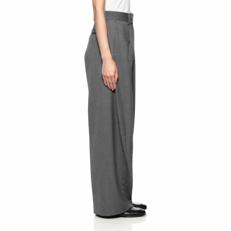 HYKE HYKE＜ハイク＞ バレルレッグパンツ GRAY