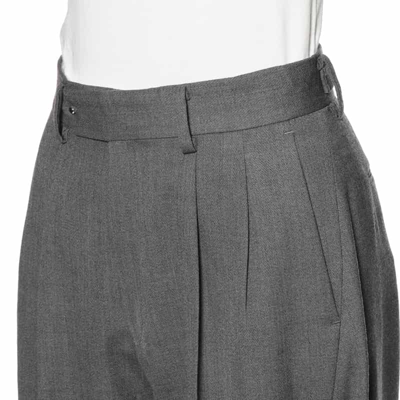 HYKE HYKE＜ハイク＞ バレルレッグパンツ GRAY