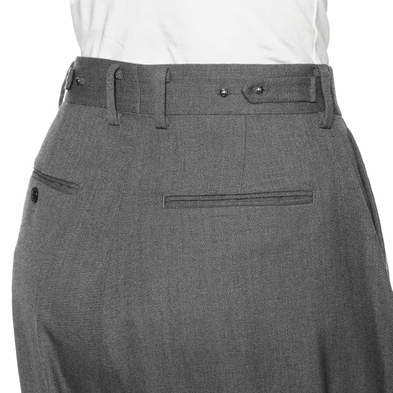 HYKE HYKE＜ハイク＞ バレルレッグパンツ GRAY