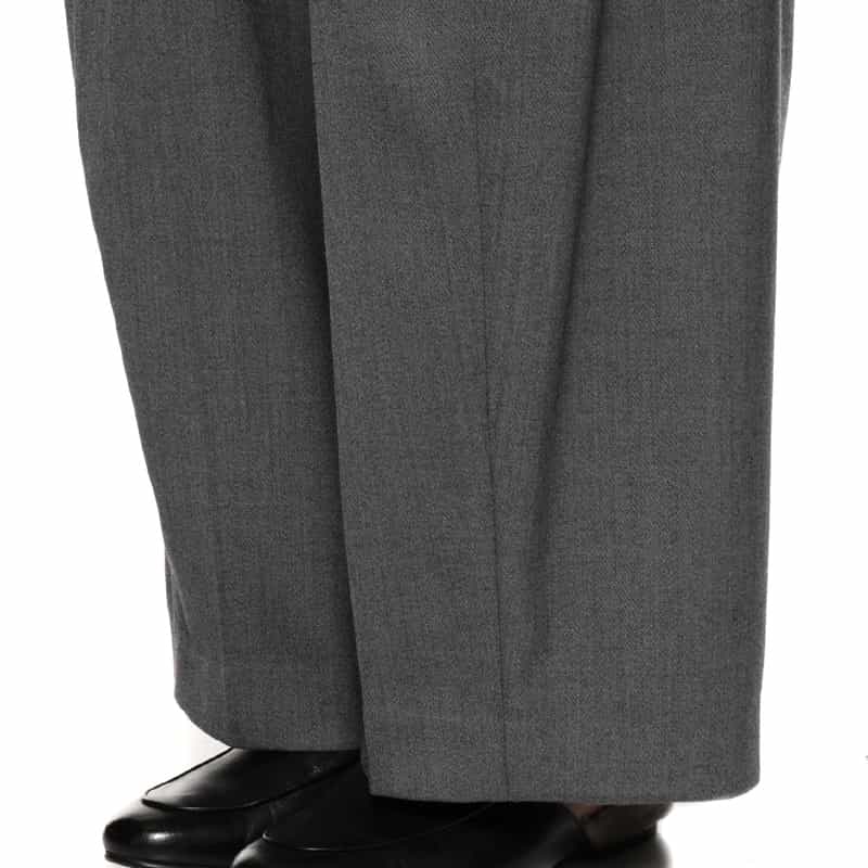 HYKE HYKE＜ハイク＞ バレルレッグパンツ GRAY