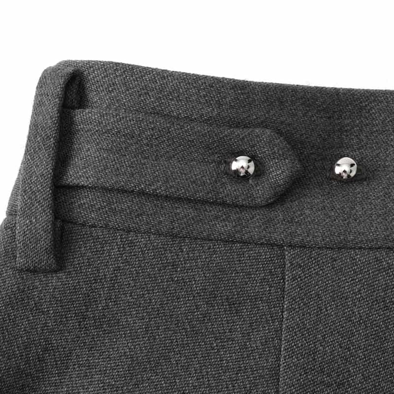 HYKE HYKE＜ハイク＞ バレルレッグパンツ GRAY