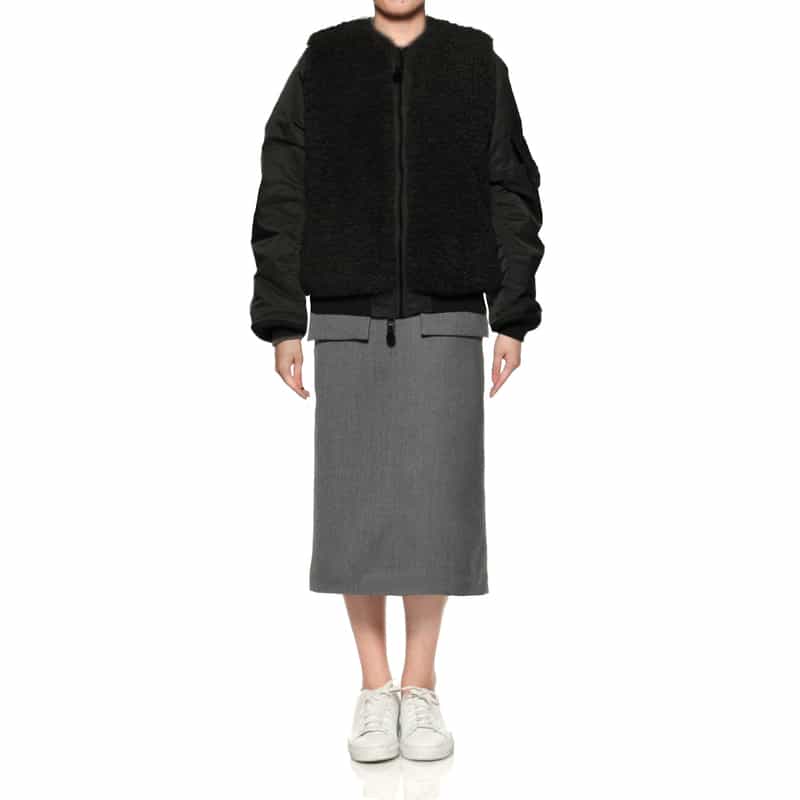 HYKE HYKE＜ハイク＞ タイトスカート GRAY