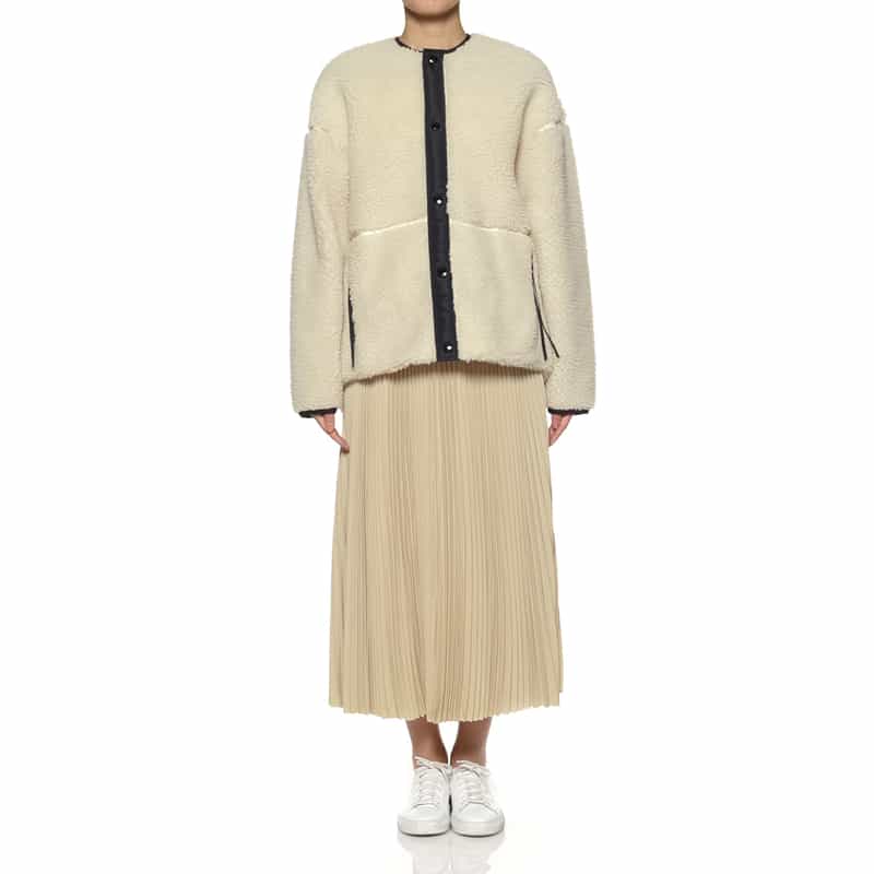 HYKE HYKE＜ハイク＞ プリーツスカート IVORY