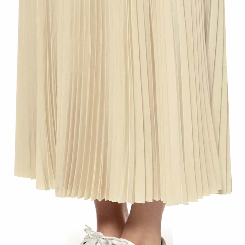 HYKE HYKE＜ハイク＞ プリーツスカート IVORY