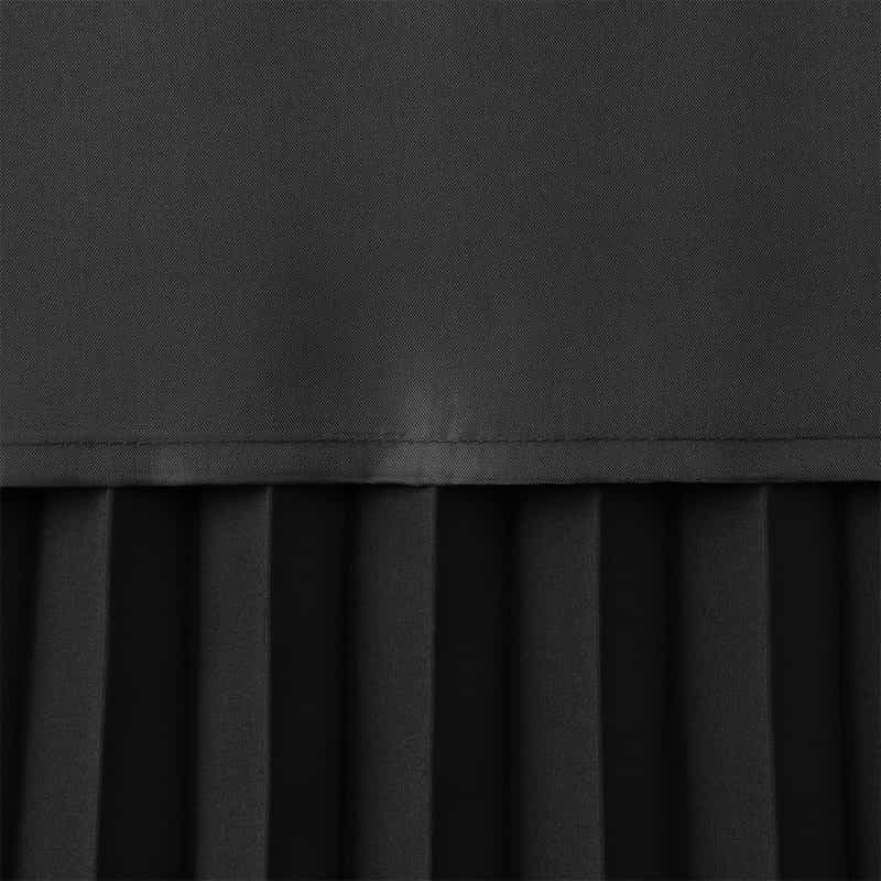 HYKE HYKE＜ハイク＞ プリーツスカート BLACK