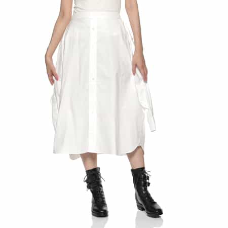 HYKE <ハイク>オックスフォードシャツデザインスカート