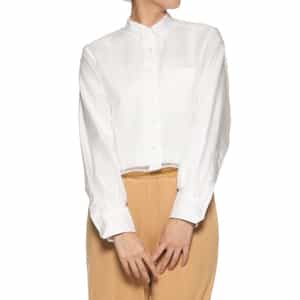 HYKE <ハイク> レイヤード シアー オクスフォードシャツ