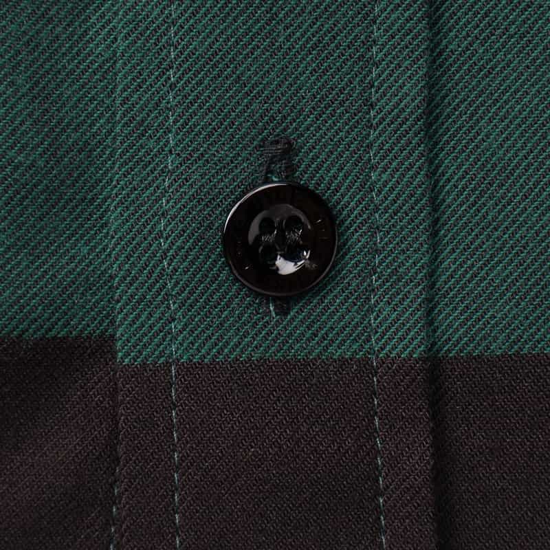 HYKE HYKE ＜ハイク＞ チェック柄クロップドシャツ GREEN