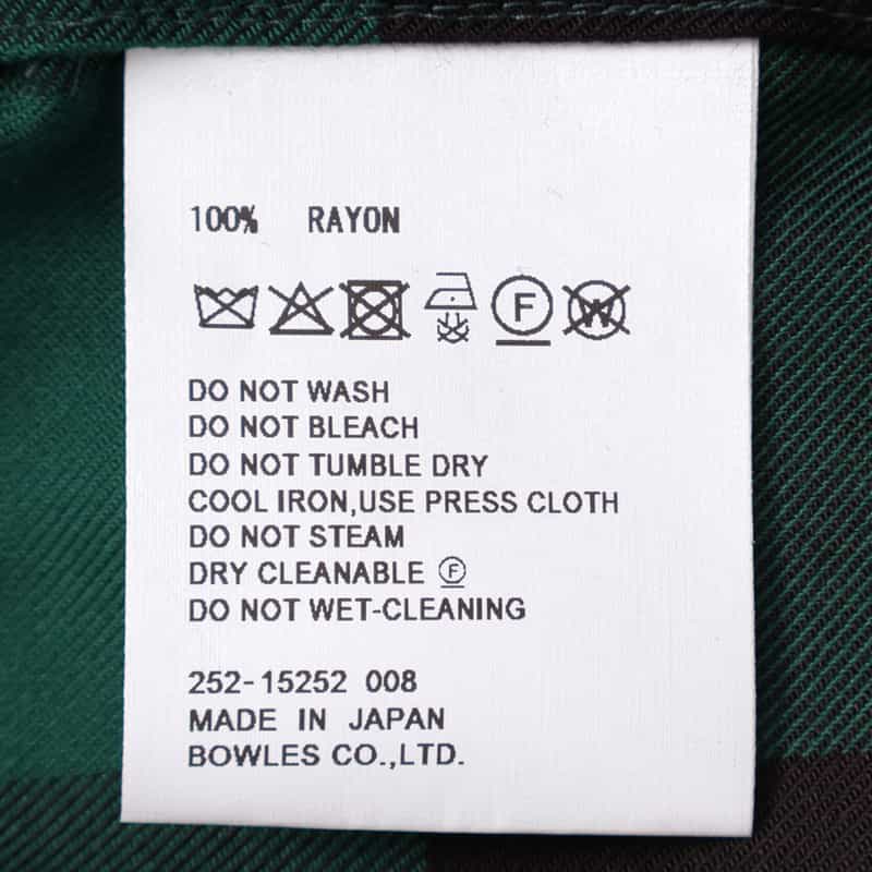 HYKE HYKE ＜ハイク＞ チェック柄クロップドシャツ GREEN