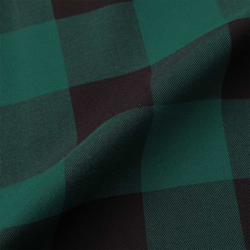 HYKE HYKE ＜ハイク＞ チェック柄ベルテッドシャツドレス GREEN