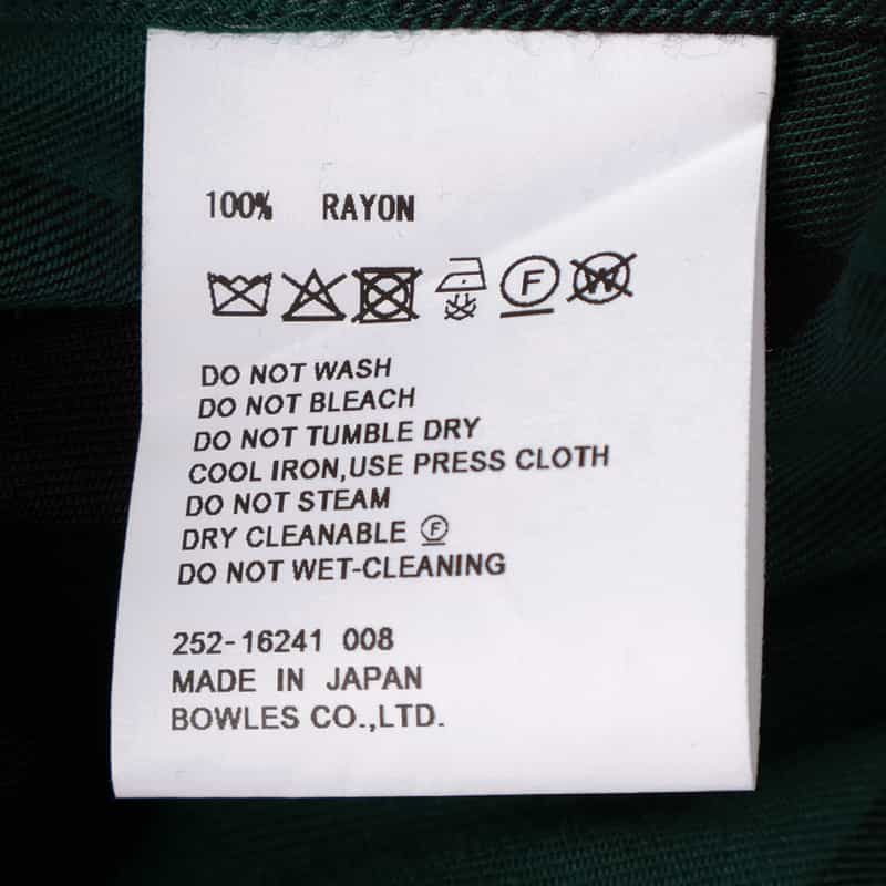 HYKE HYKE ＜ハイク＞ チェック柄ベルテッドシャツドレス GREEN