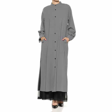 HYKEハイク　24ss マキシ丈シャツドレス HYKEハイク 24ss マキシ丈シャツドレス