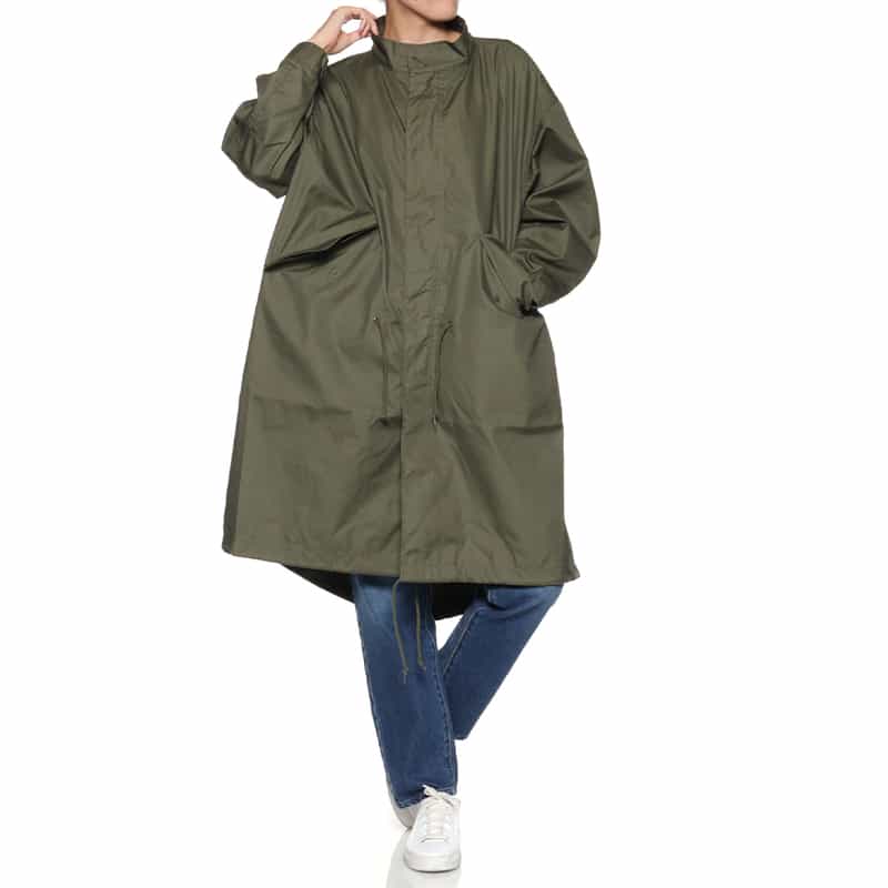 HYKE HYKE＜ハイク＞ ミリタリーコート KHAKI