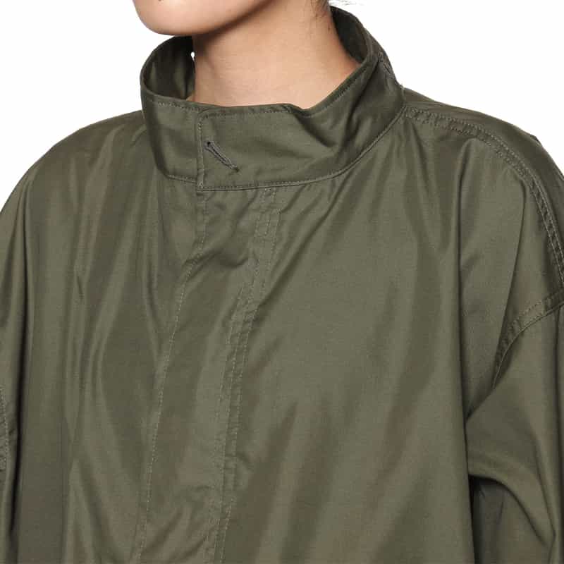 HYKE HYKE＜ハイク＞ ミリタリーコート KHAKI