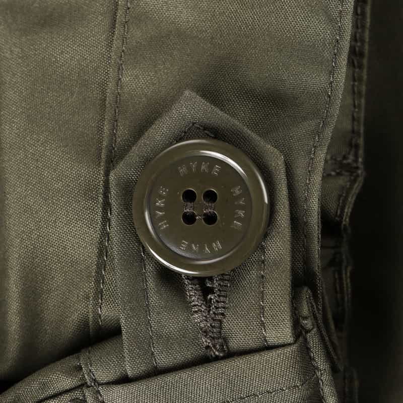 HYKE HYKE＜ハイク＞ ミリタリーコート KHAKI