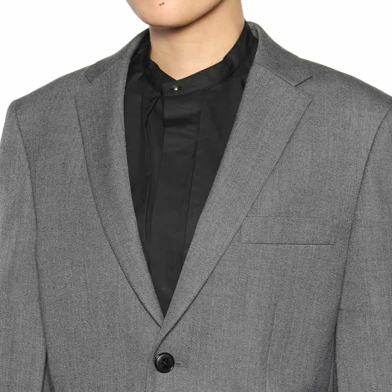 HYKE HYKE＜ハイク＞ テーラードジャケット GRAY