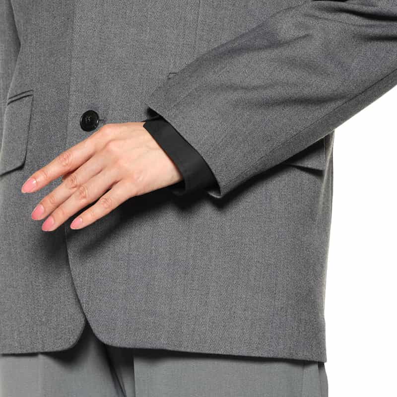 HYKE HYKE＜ハイク＞ テーラードジャケット GRAY