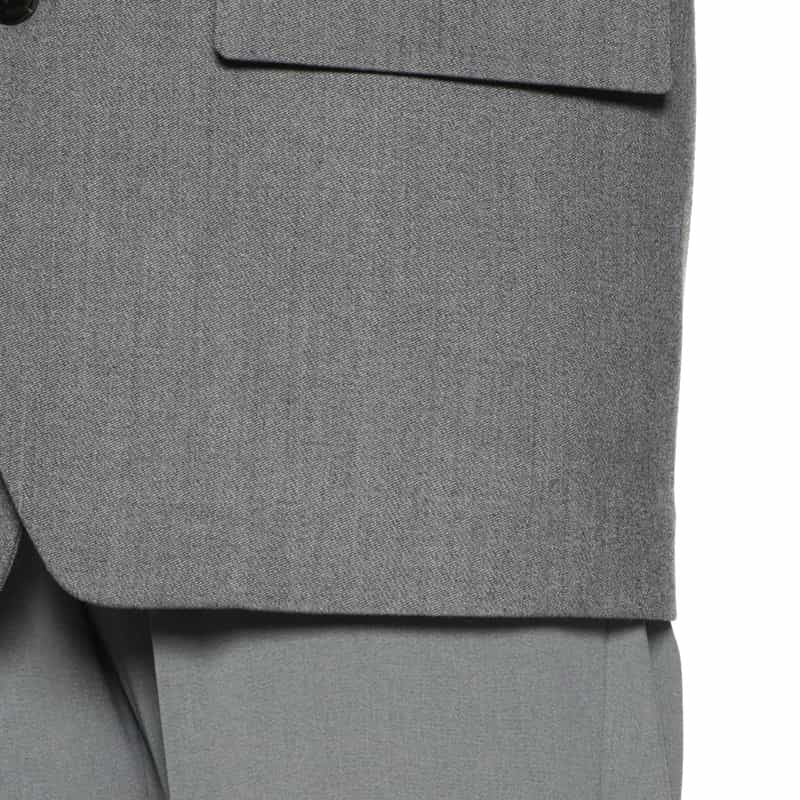 HYKE HYKE＜ハイク＞ テーラードジャケット GRAY