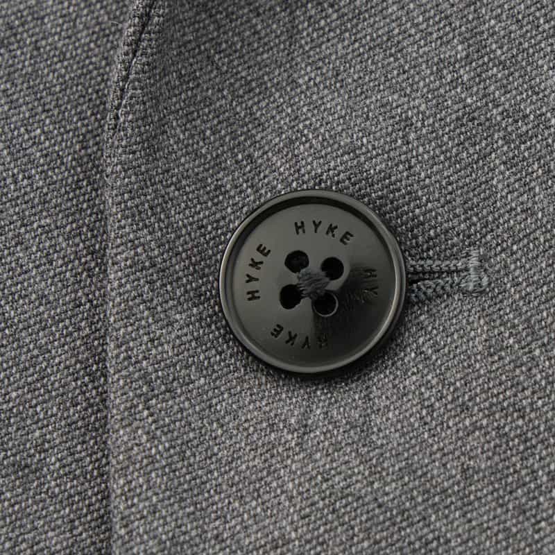 HYKE HYKE＜ハイク＞ テーラードジャケット GRAY