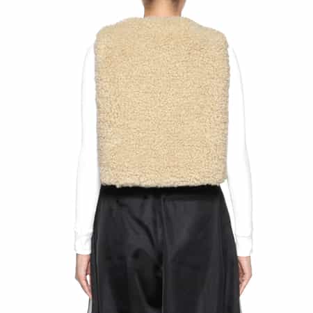 HYKE＜ハイク＞ ボア素材クロップドベスト（2245763）｜HYKE