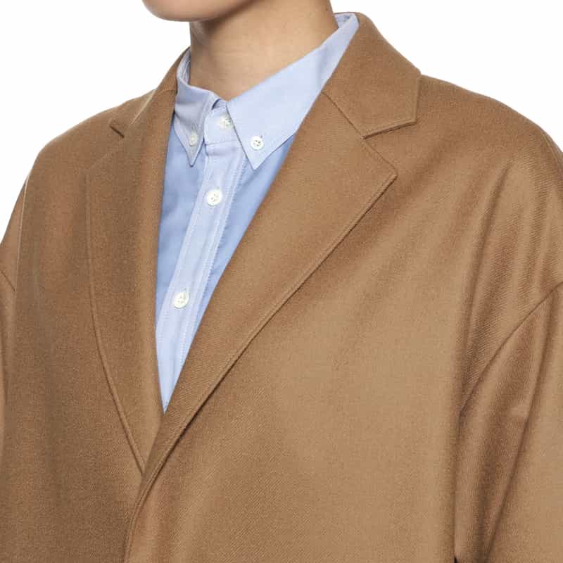 HYKE HYKE <ハイク> ウール ショップコート CAMEL