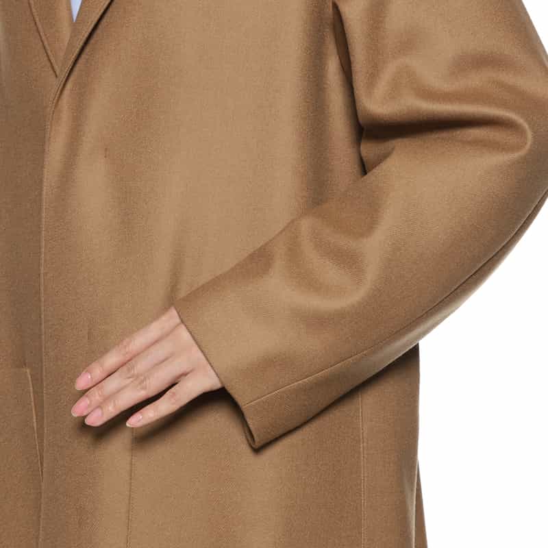 HYKE HYKE <ハイク> ウール ショップコート CAMEL