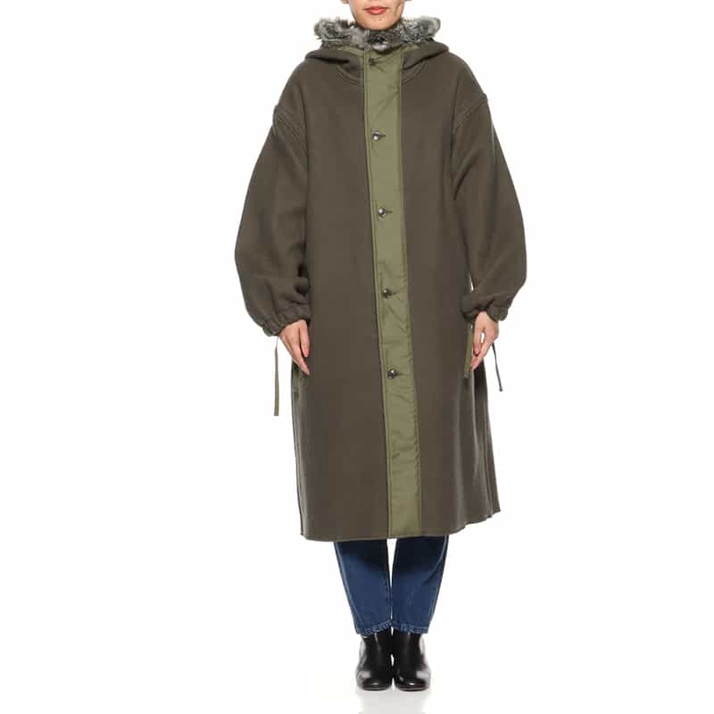 HYKE HYKE ＜ハイク＞  TYPE M-43 フィールドパーカ ライナーコート KHAKI