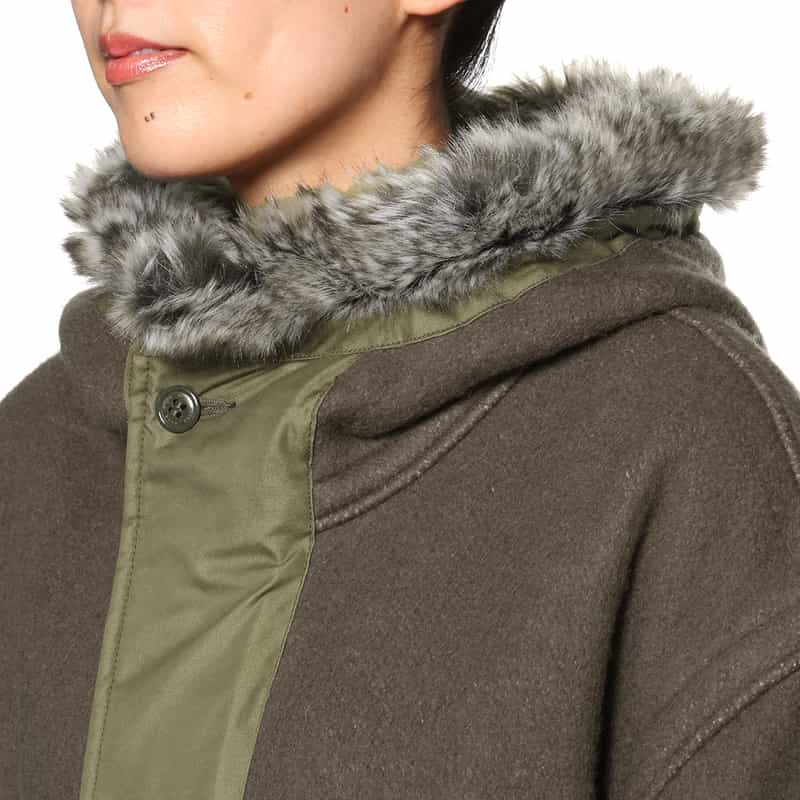 HYKE HYKE ＜ハイク＞  TYPE M-43 フィールドパーカ ライナーコート KHAKI