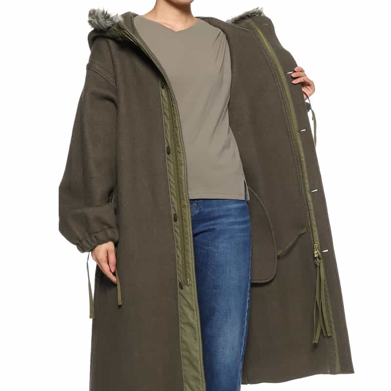 HYKE HYKE ＜ハイク＞  TYPE M-43 フィールドパーカ ライナーコート KHAKI