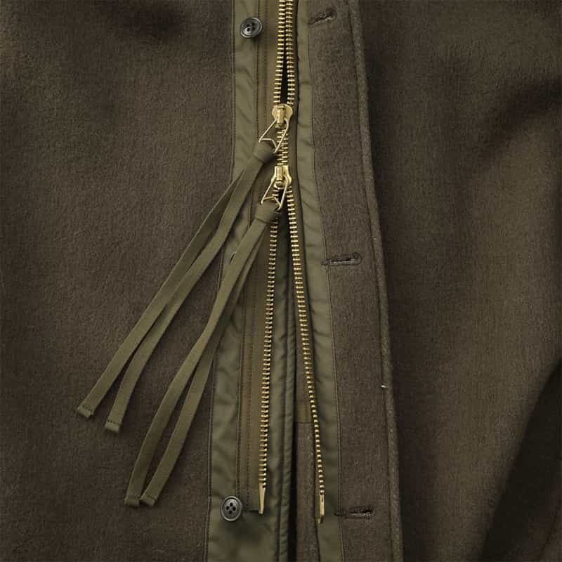 HYKE HYKE ＜ハイク＞  TYPE M-43 フィールドパーカ ライナーコート KHAKI