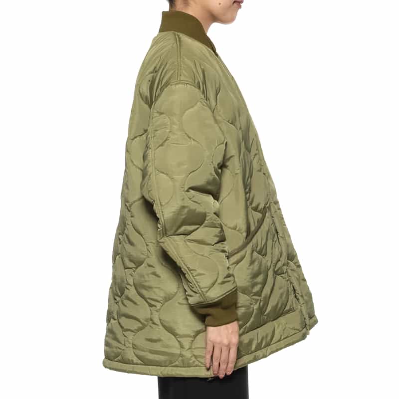 HYKE HYKE ＜ハイク＞ キルティングコート KHAKI