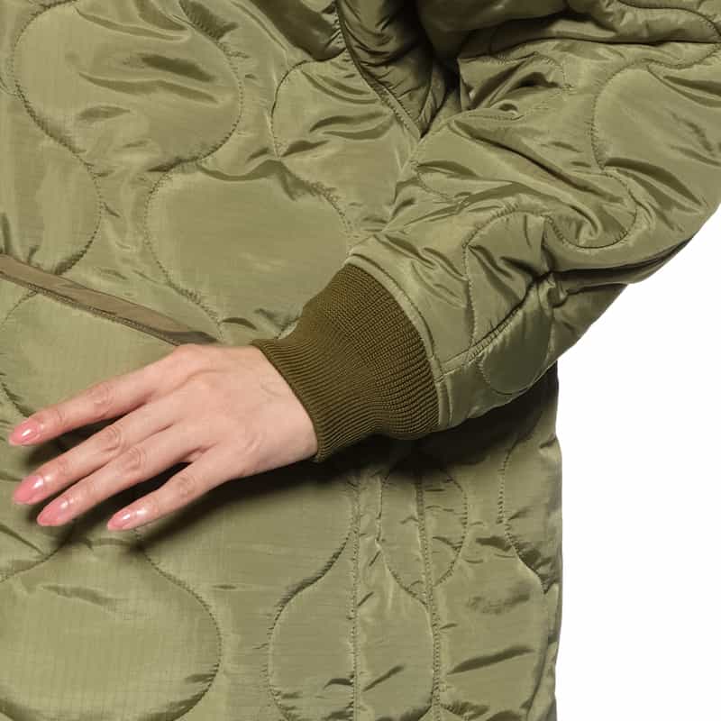 HYKE HYKE ＜ハイク＞ キルティングコート KHAKI