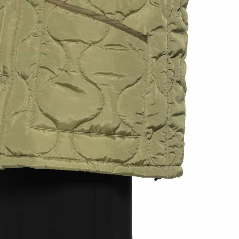 HYKE HYKE ＜ハイク＞ キルティングコート KHAKI