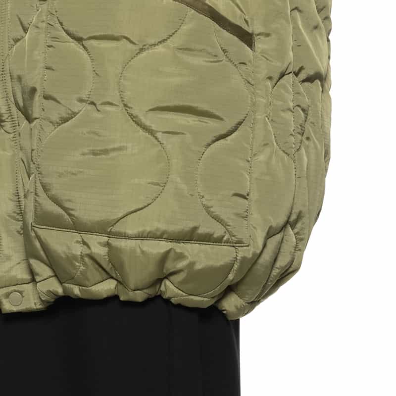 HYKE HYKE ＜ハイク＞ キルティングコート KHAKI