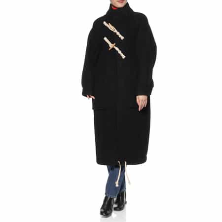 HYKE ＜ハイク＞ ダブルフェイスウール ダッフルコート