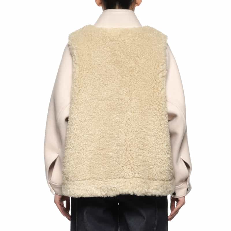 HYKE HYKE ＜ハイク＞ コンビネーションダッフルコート IVORY