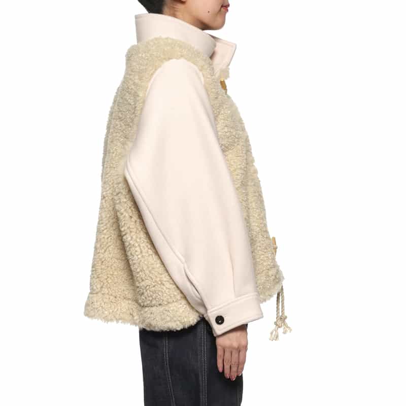 HYKE HYKE ＜ハイク＞ コンビネーションダッフルコート IVORY