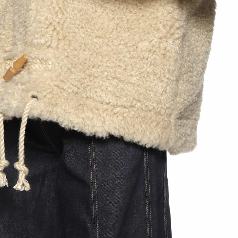 HYKE HYKE ＜ハイク＞ コンビネーションダッフルコート IVORY