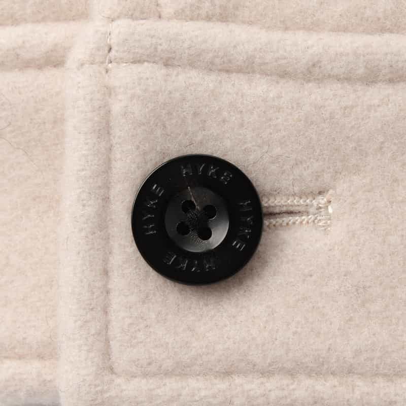 HYKE HYKE ＜ハイク＞ コンビネーションダッフルコート IVORY