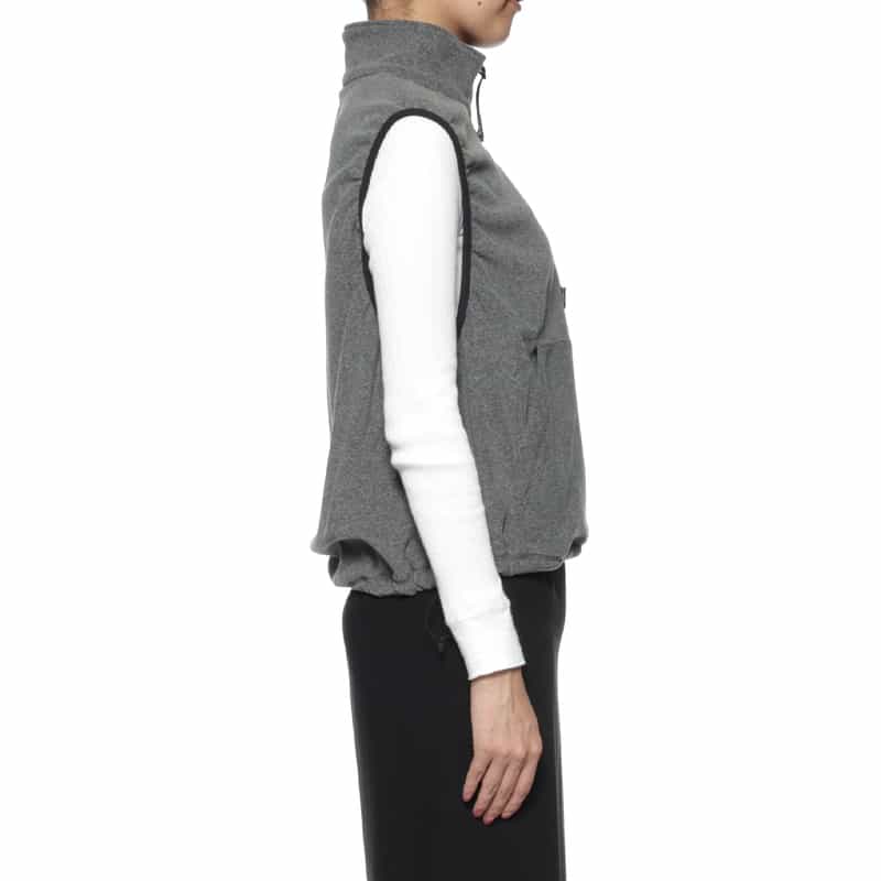 HYKE HYKE ＜ハイク＞ フリースベスト GRAY